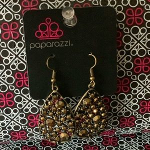 This beautiful rain storms tear drop earrings
